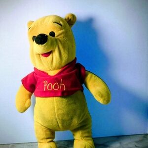 Yellow and Red Plush Bear Toy